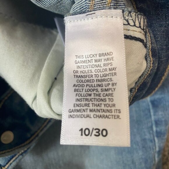 ✨ Lucky Brand Ava Crop Skinny Jeans - Size 10/30 (M) | Classic Mid-Wash Denim ✨ - Picture 7 of 10